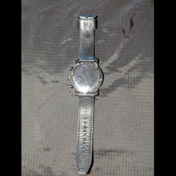 Fossil Nate Chronograph Black Leather Watch - JR1354 - Picture 3 of 5